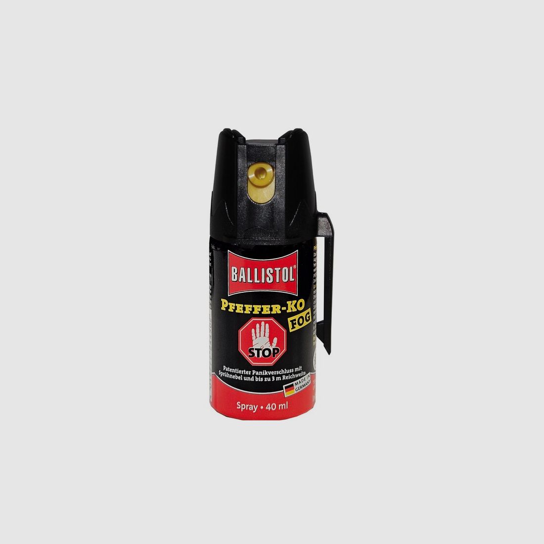 40ml Hochw. Pfefferspray K.O. FOG Sprühnebel – 11 % OC / 2,5 Mio. Scoville v. Ballistol - Abwehr