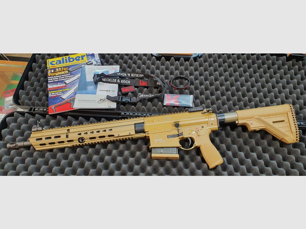 Heckler & Koch HK MR308 A3 EDIZIONE SPECIALE G28 Design & Tecnologia RAL 8000 308 WIN/7,62x51, immagine 2 di 10