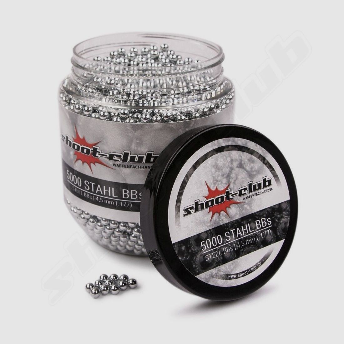Stahlkugeln shoot-club 4,5mm / 0,34g - 5000 Stück