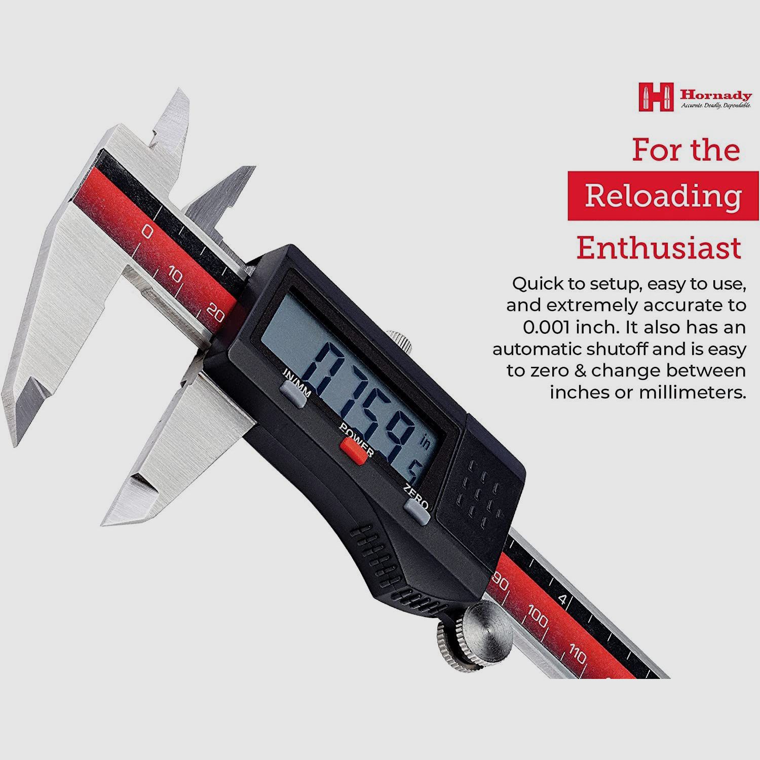 Pied à coulisse numérique HORNADY, image 4 sur 5