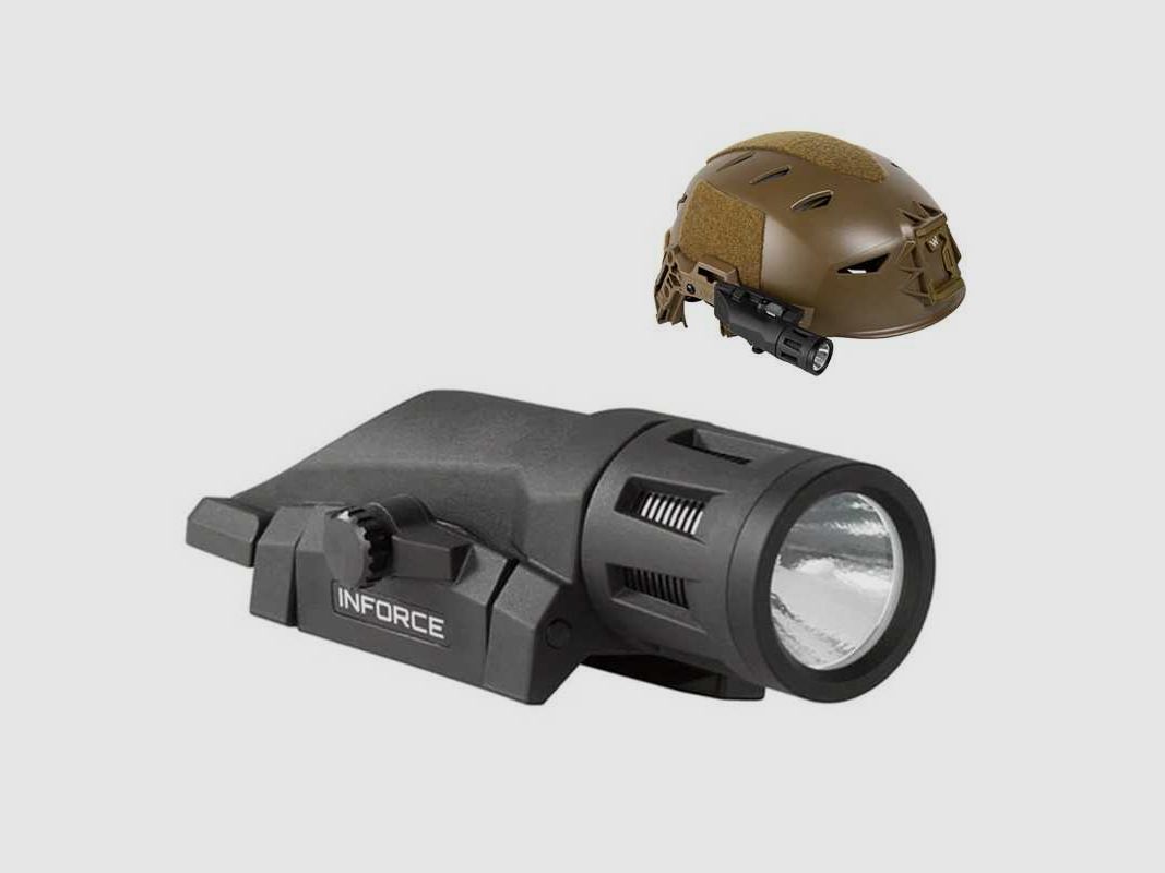 Taktische Lampe für Helm INFORCE HML - Schwarz, Bild 2 von 10