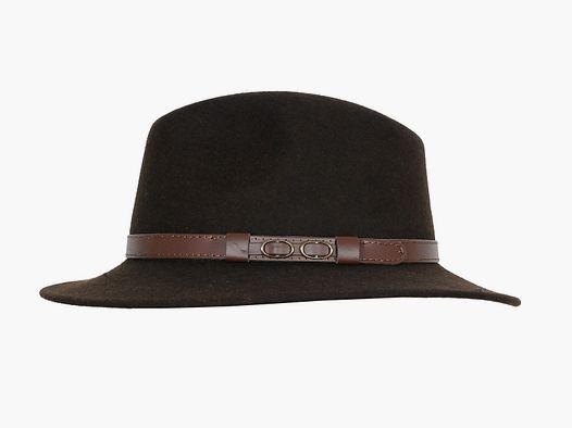 Lodenhut Rollhut Wolle Braun