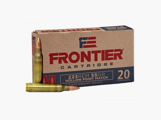 223 Remington Hornady FRONTIER® 55 gr HOLLOW POINT MATCH™ VE20