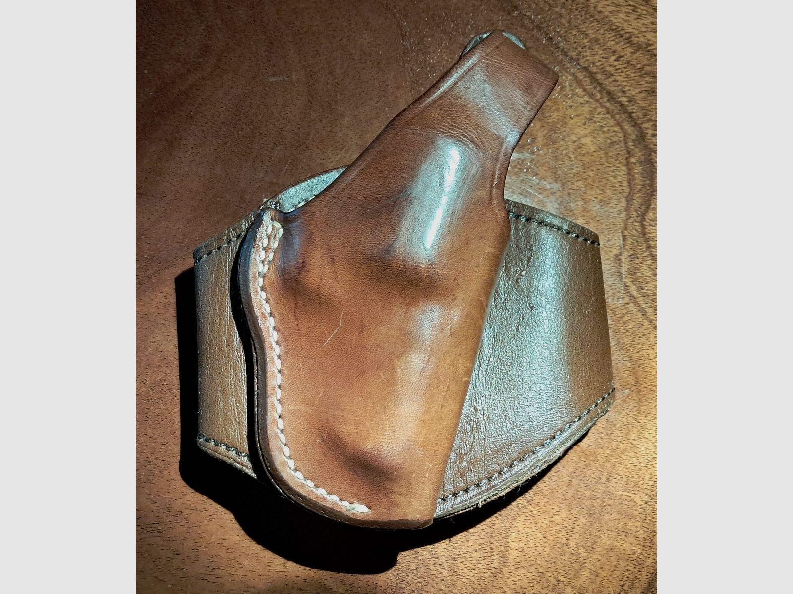 Bianchi  /   Bein  /  Knöchel holster   aus Leder  