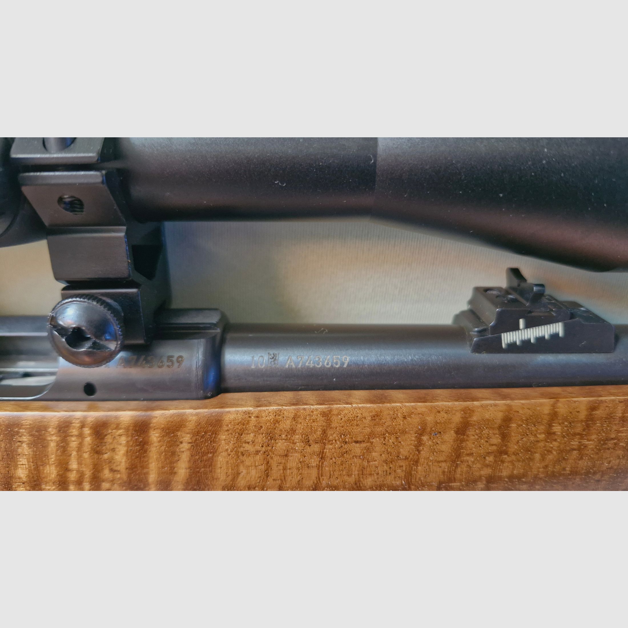 KK bolt-action rifle CZ ZKM 455 Luxus .22lfb with scope (red dot) and aluminum transport case all like new