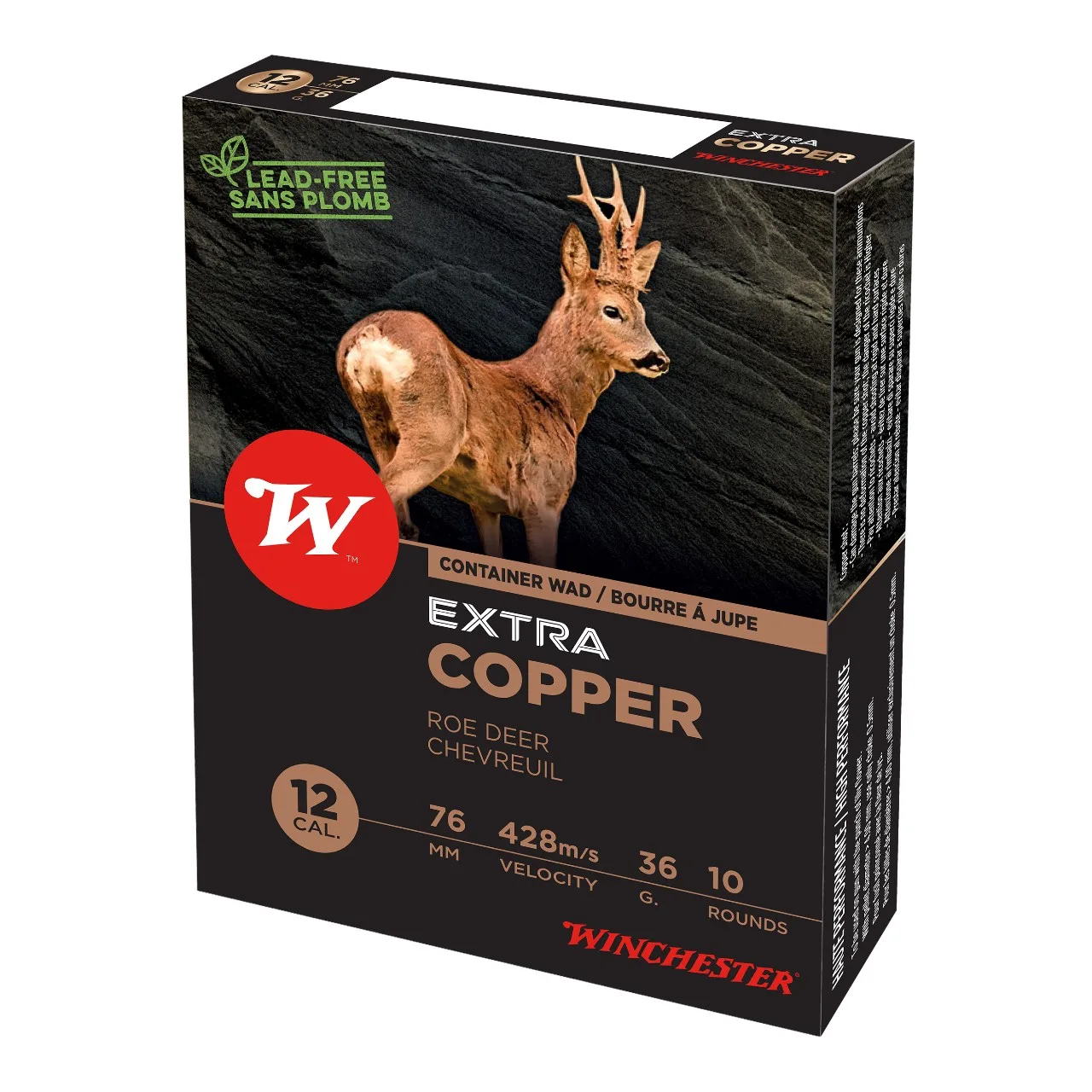 Winchester EXTRA COPPER BIG GAME – 12-76 – 36.00 – cu1, imagen 1 de 2