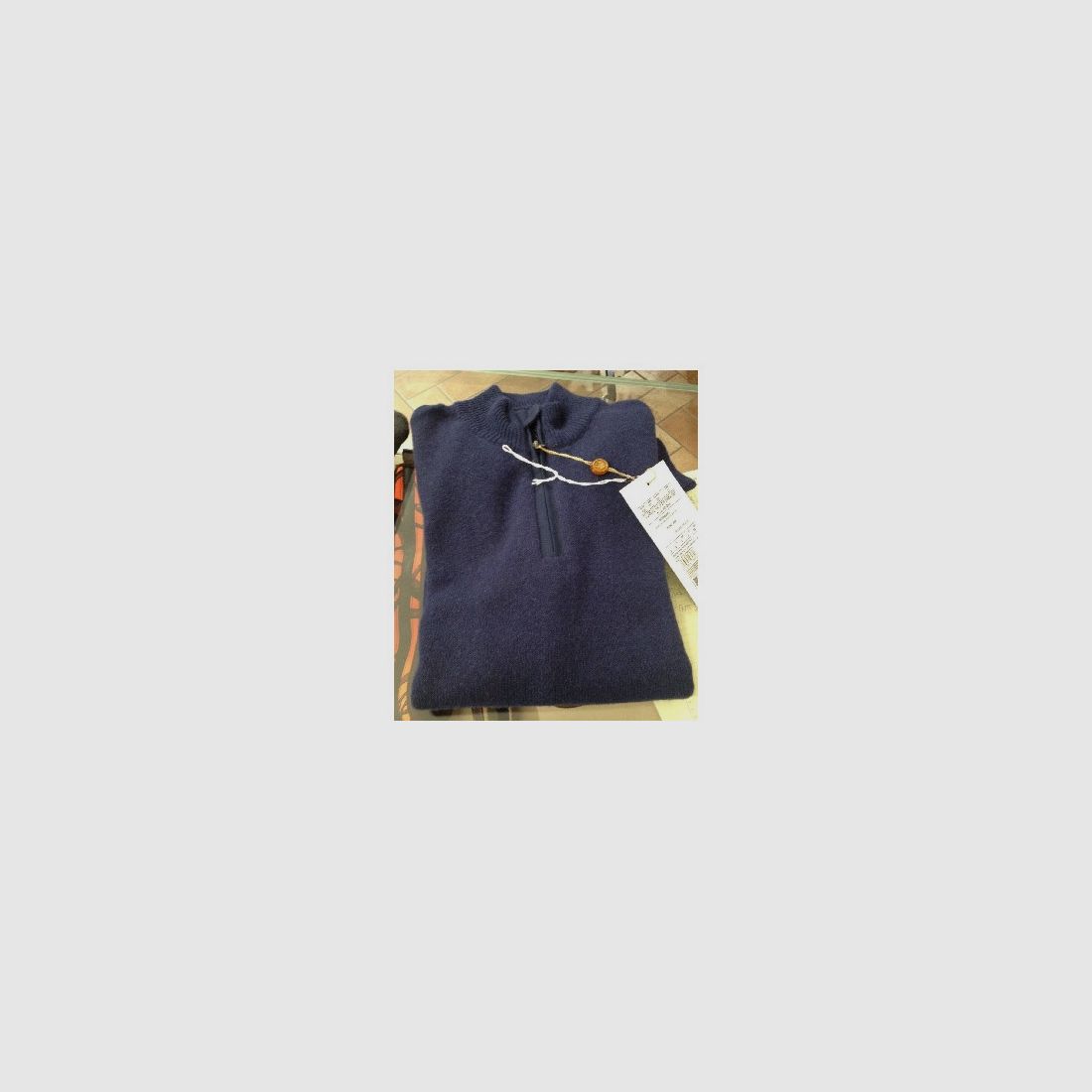 Felpa Lana Beretta blu mod. PUA5 7071 0501, immagine 2 di 2