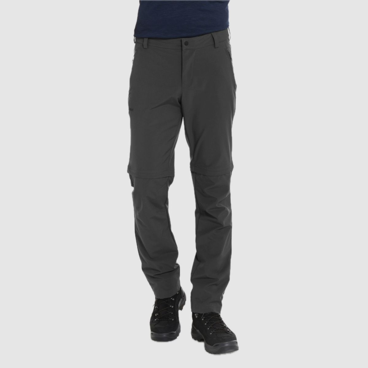 SCHÖFFEL Pants Folkstone Zip Off Grau