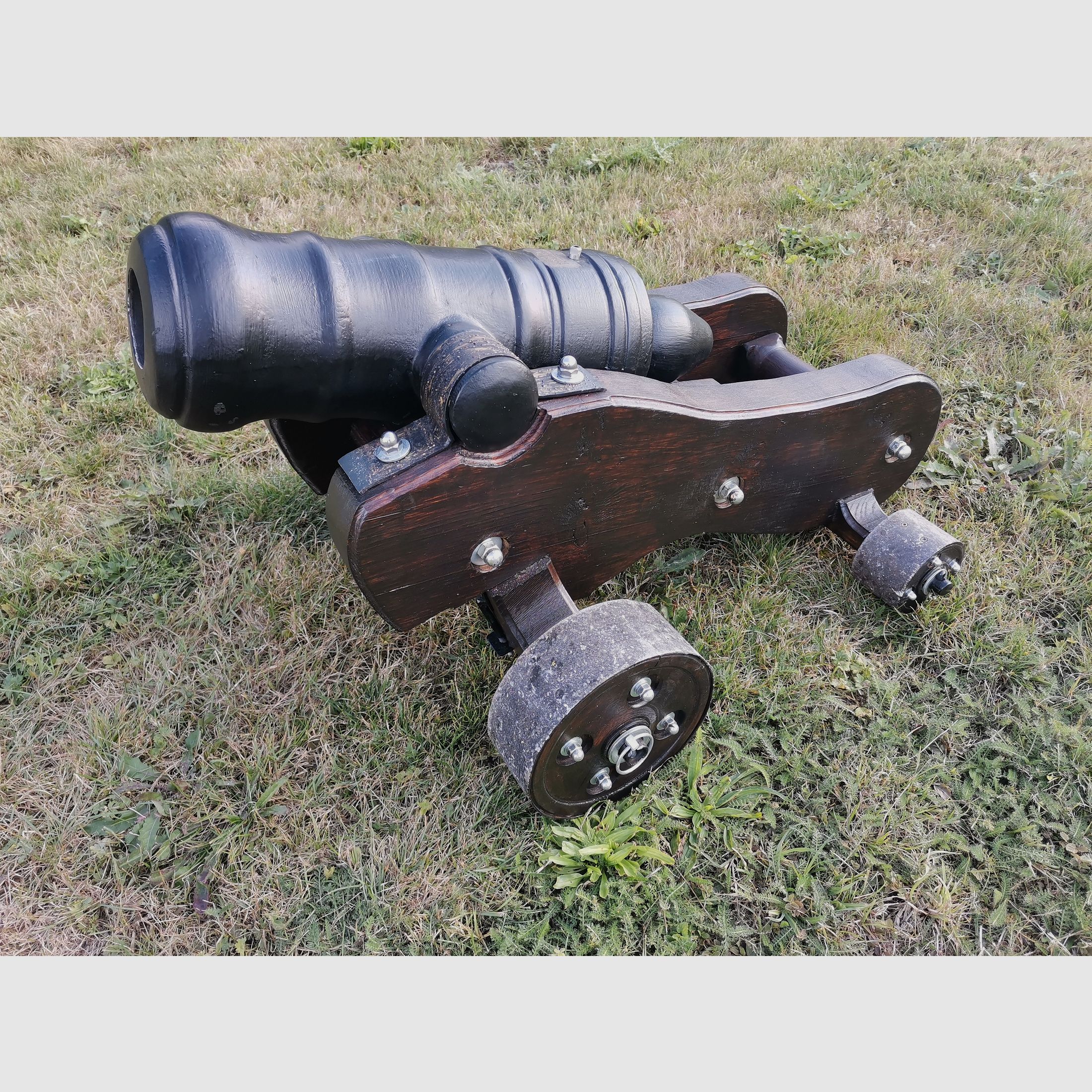 Große Böllerkanone Kaliber 75mm inkl. neuen Beschuss Vorderlader Kanone