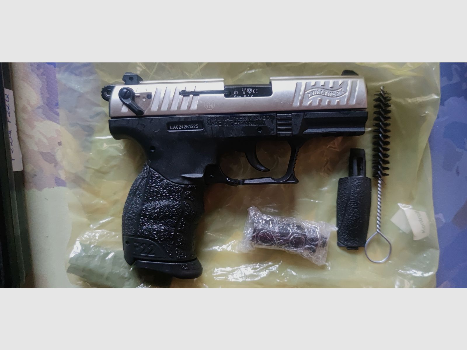 Walther P22Q Nikkel NIEUW