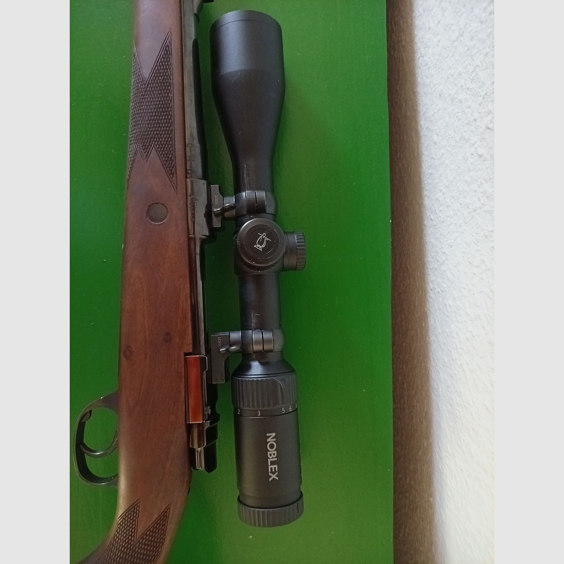 Titel: Santa Barbara Repetierbüchse 98er Kal. 7x64 mit Noblex N6 2-12x50 Leuchtpunkt (Mauser System, Drückjagd, Ansitz)