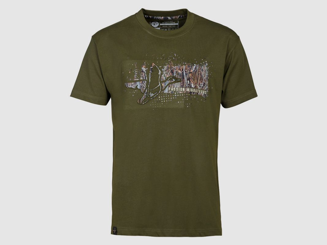 T-SHIRT PERKUSSION TONNE KAKI