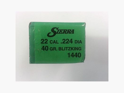 SIERRA BALAS CAL 22 40 GR