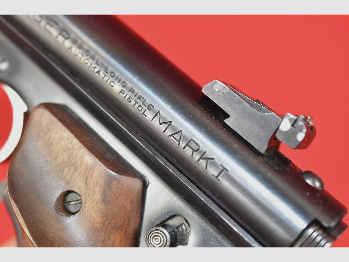 #6836 PISTOLET RUGER MARK I, ANNÉE 1965, cal. .22 LR, image 13 sur 16