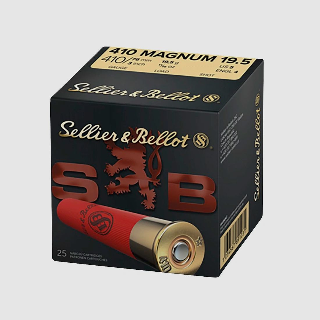 .410/76 Jagd Plastik Magnum 3,0mm 19,5g Sellier & Bellot