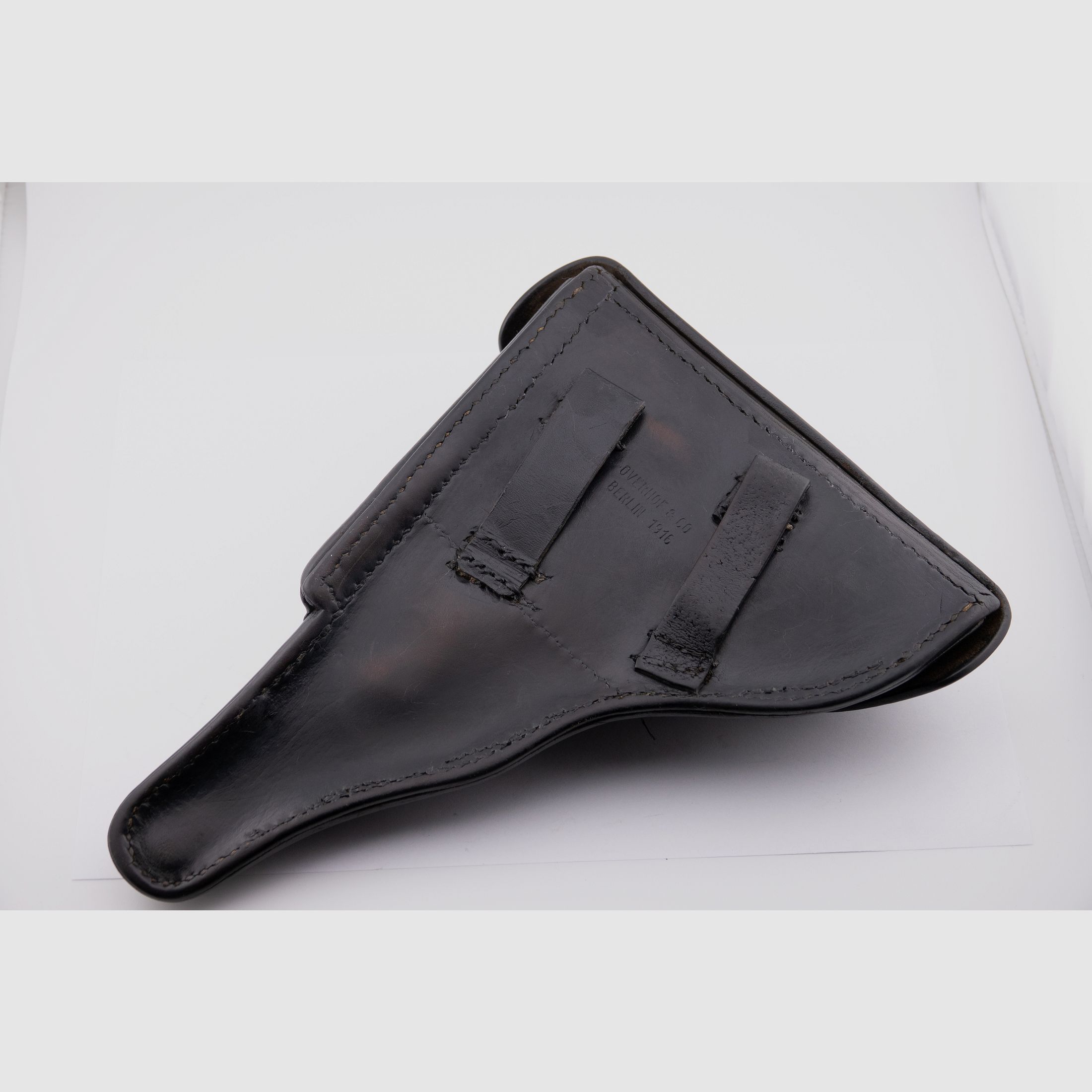 Pistole P 08 9mm Luger ERFURT 1916 1920 Reichswehr Truppenstempel + Tasche