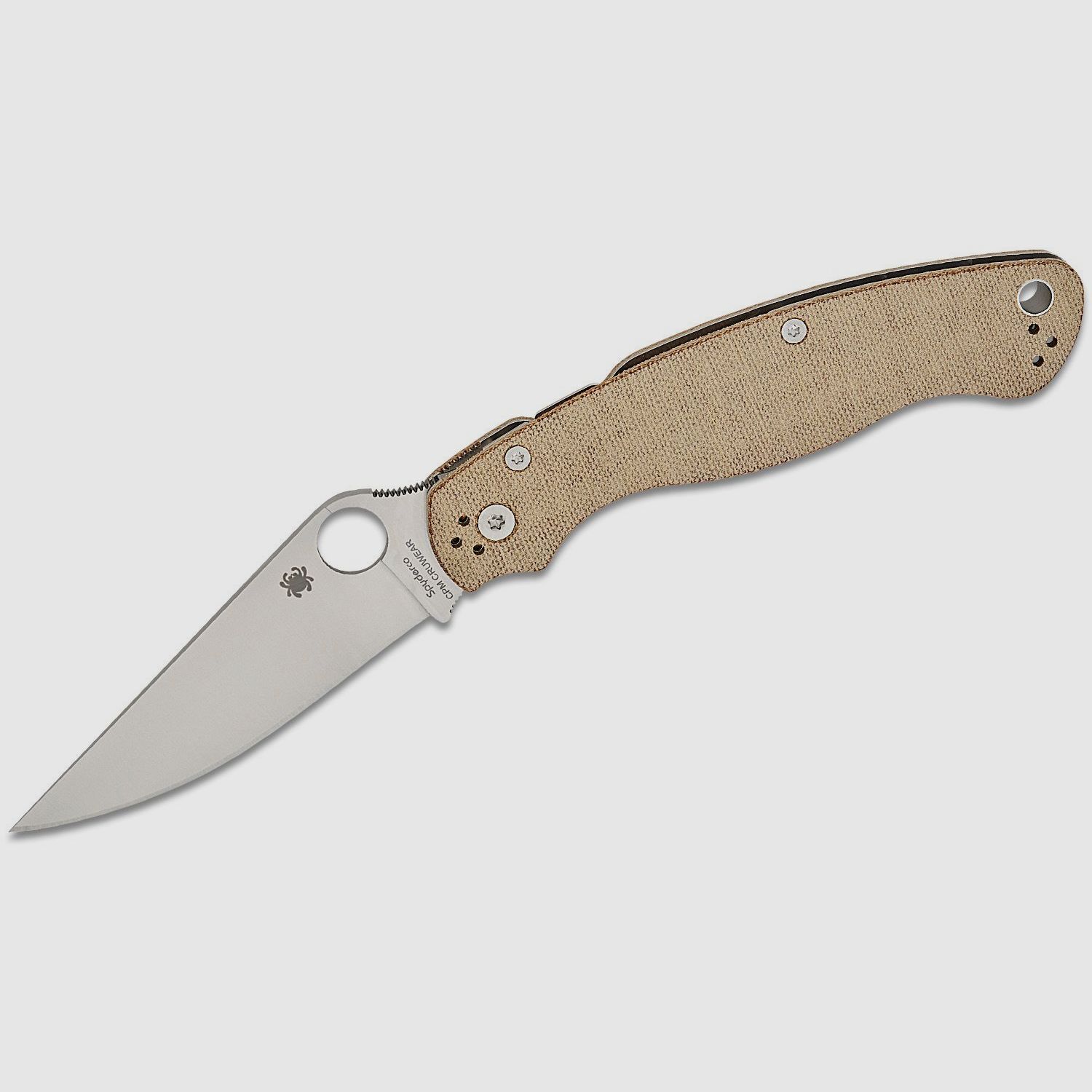 Military 2, Brauner Canvas-Micarta-Griff | 96980