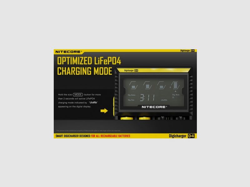 Nitecore Digicharger D4 Akkuladegerät, Bild 8 von 21