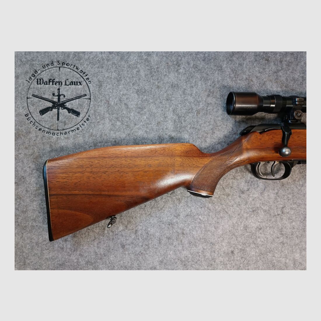 Krico Kriegeskorte Repetierstutzen mit ZF Hubertus 4fach Optik