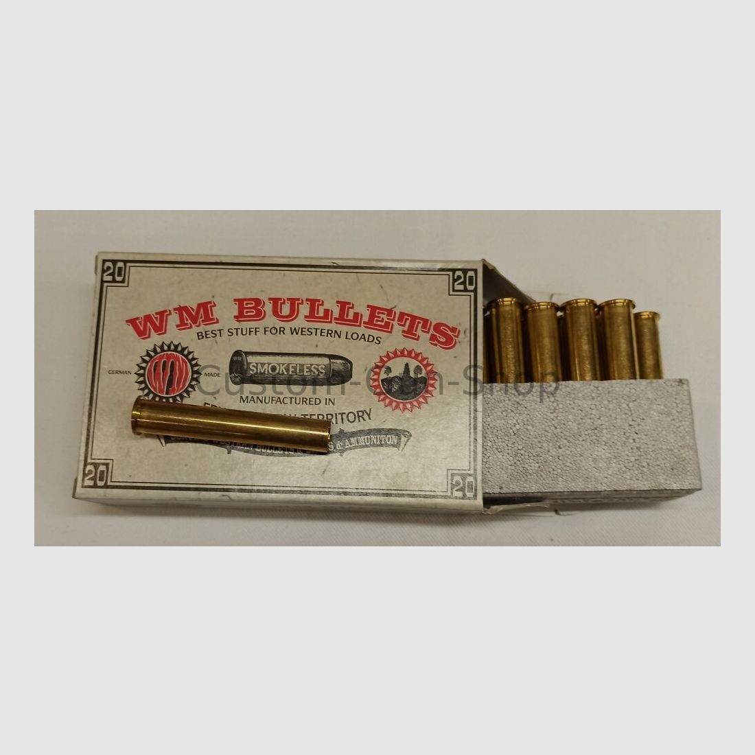 WM Bullets Hülsen Messing