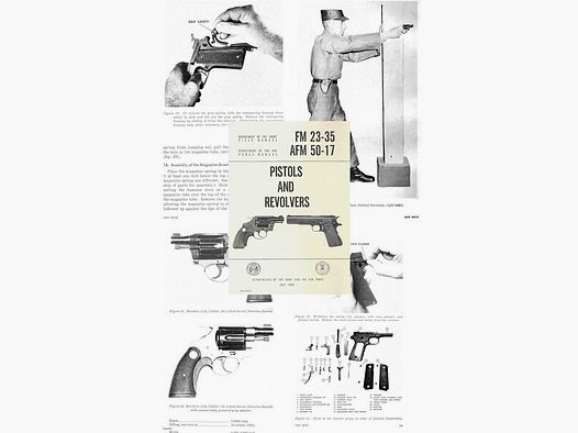 Nachdruck gemeinsame US-Vorschrift Colt 1911A1 Government / Colt Detective Special