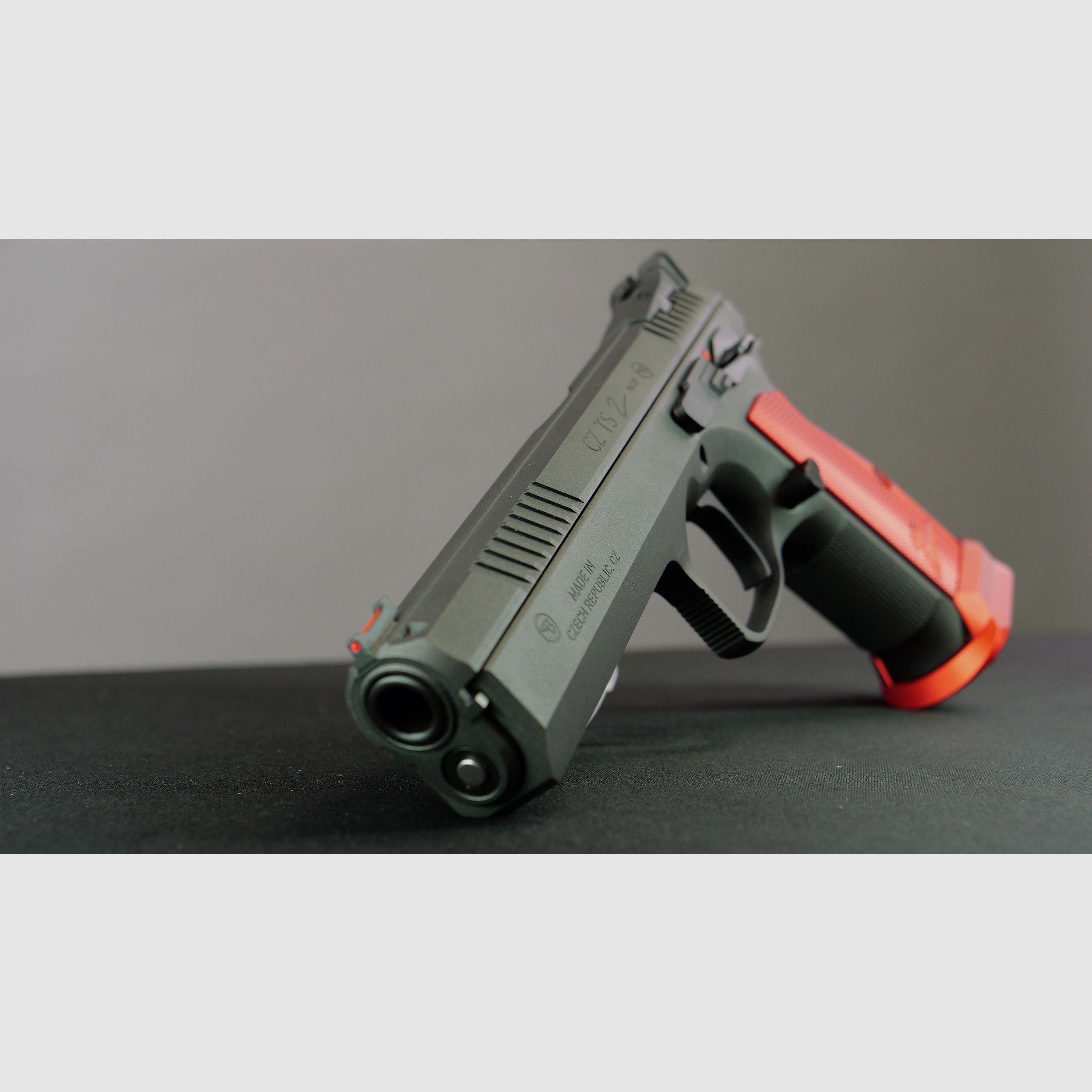 CZ TS2 Cobalt Grey / Red Edition 9x19mm