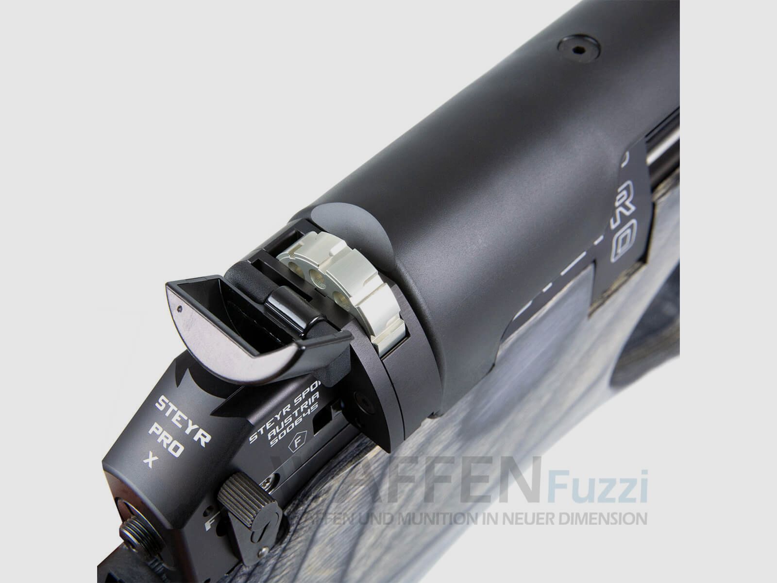 Steyr Pro X Pressluftgewehr Schichtholzgrau 5,5mm mit QF, Bild 5 von 6