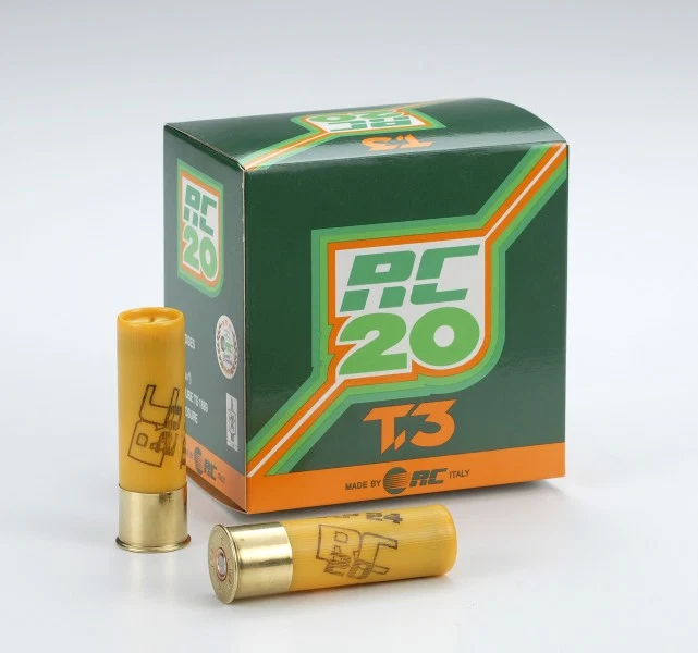 Cartucho RC20 T3 Trap 24g – Calibre 20