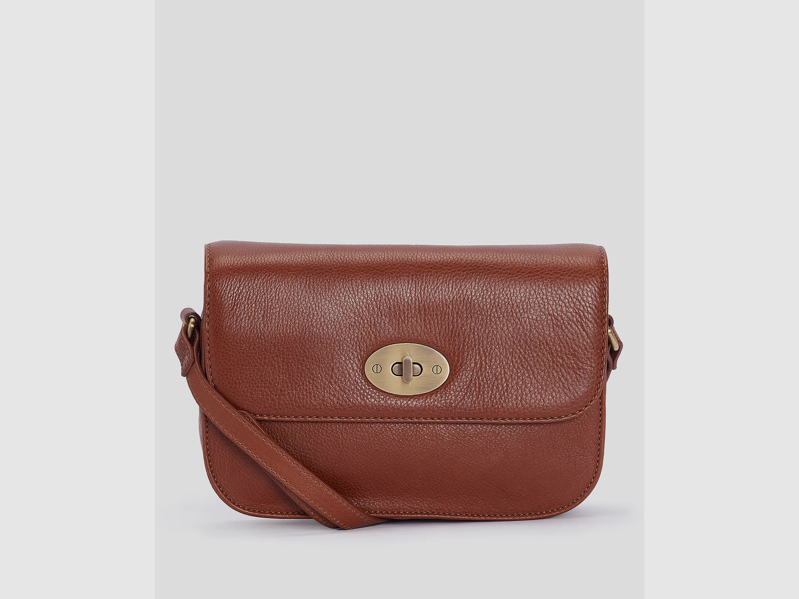 Barbour Tartan Leder-Handtasche Isla