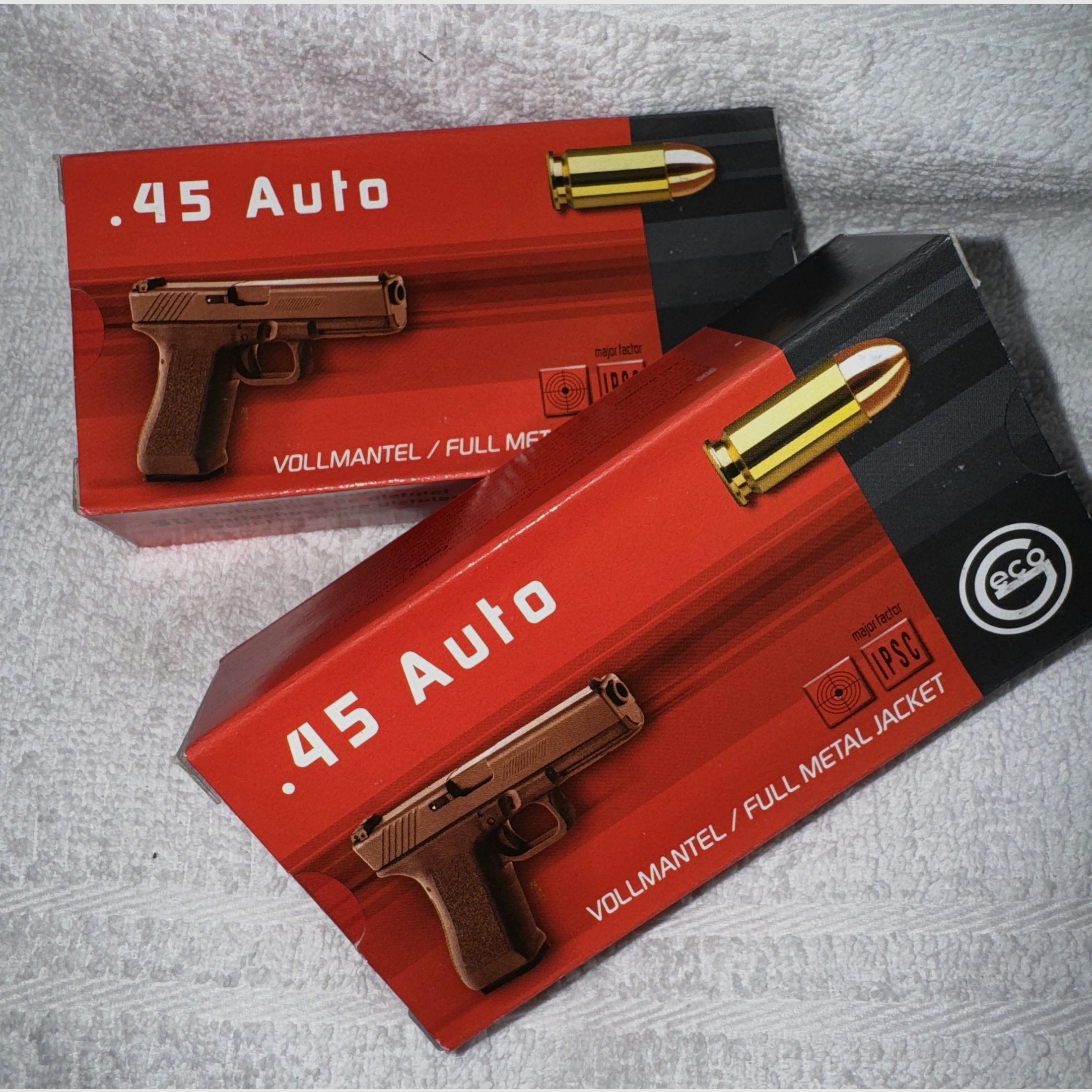 Geco .45 ACP Vollmantel 14,9g/230grs. – 6 Pack