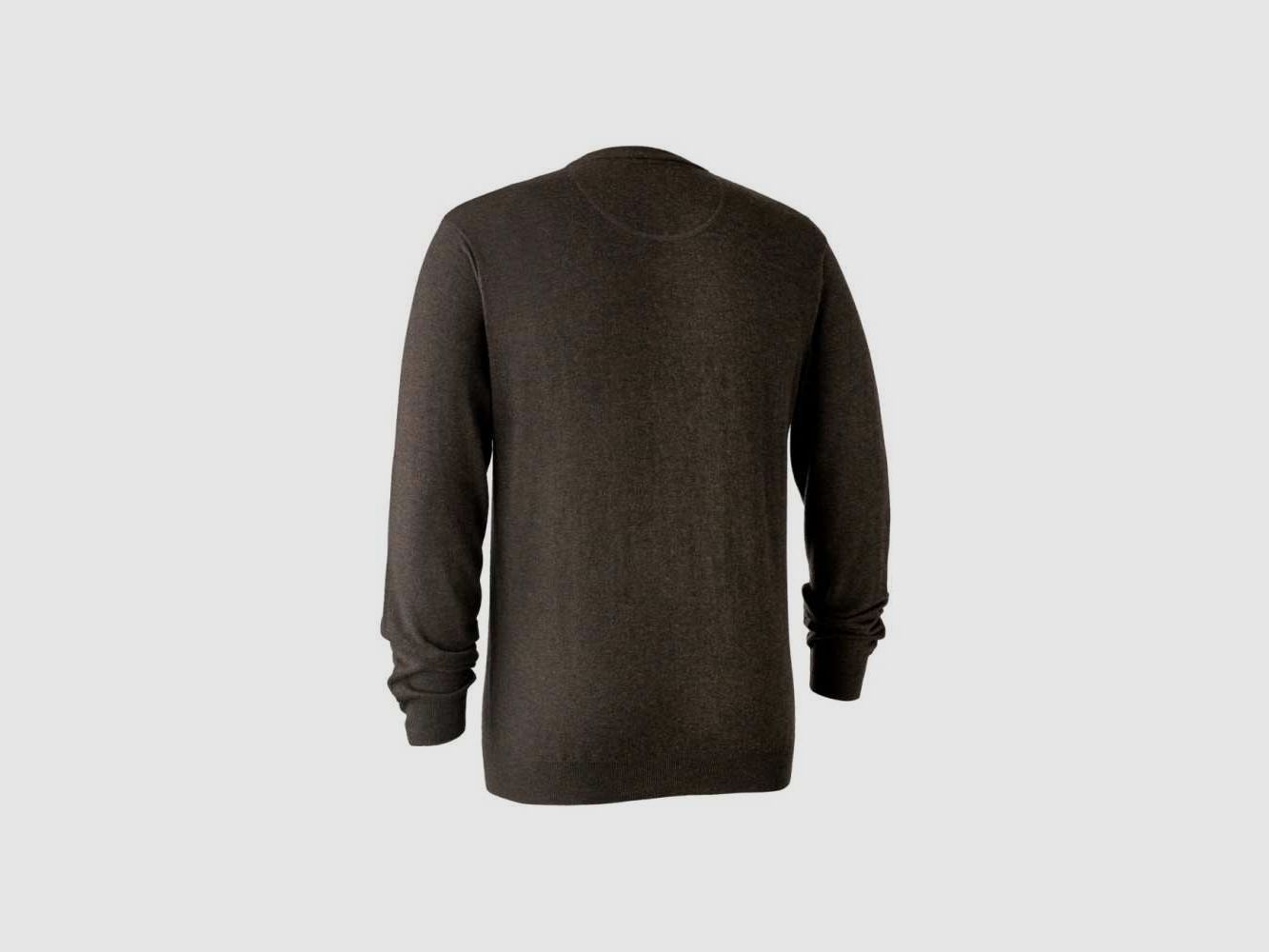 Grüner Kingston V-Ausschnitt Strickpullover, Bild 2 von 2