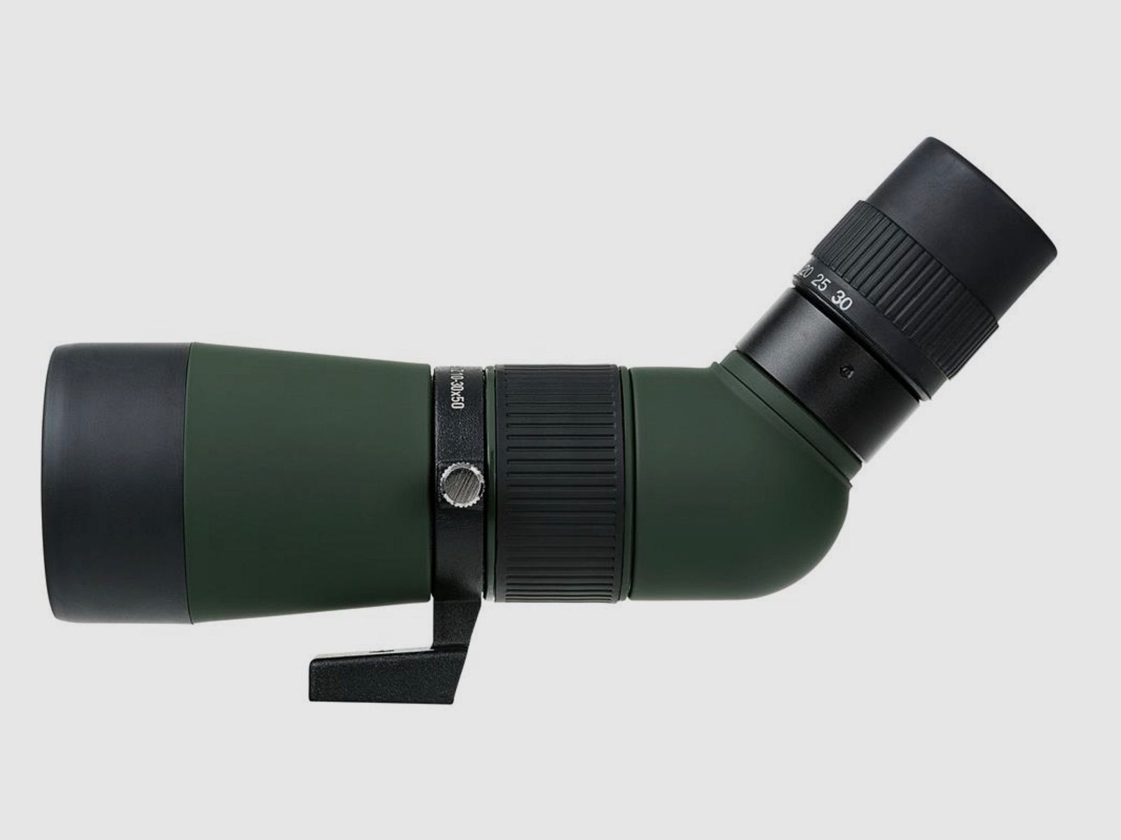 Exhibitor DÖRR 538245 Zoom Spotting Scope Owl 10-30x50 Angled View with Table Tripod and Bag V430