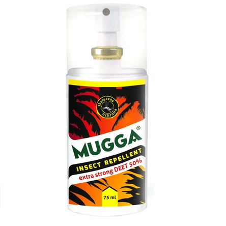 Mugga Atomizer 50% DEET Extra Strong, 75 ml