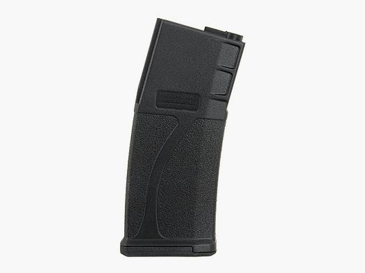 140rds 'Guarder Bluebox' Midcap-Magazin für 416/SCAR16/AR15, Schwarz