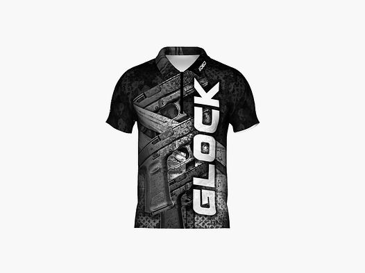DED GLOCK Match T-Shirt, Größe: XXS, Benutzerdefinierter Name: Kein Name, Kleidungstyp: Damen