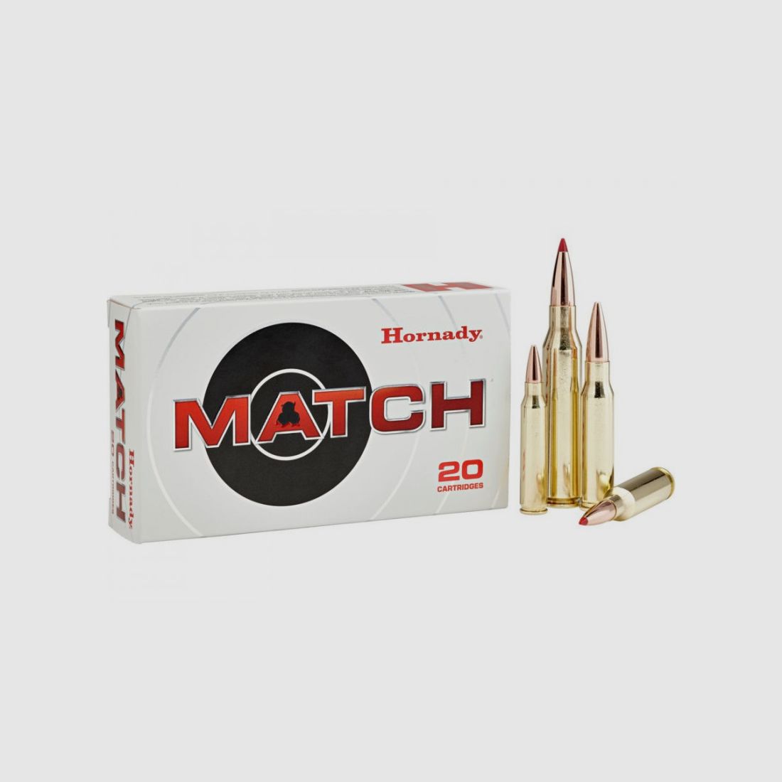 SCATOLA DA 20 PATRONE HORNADY 260 REM 130 GRS ELD MATCH, immagine 2 di 2