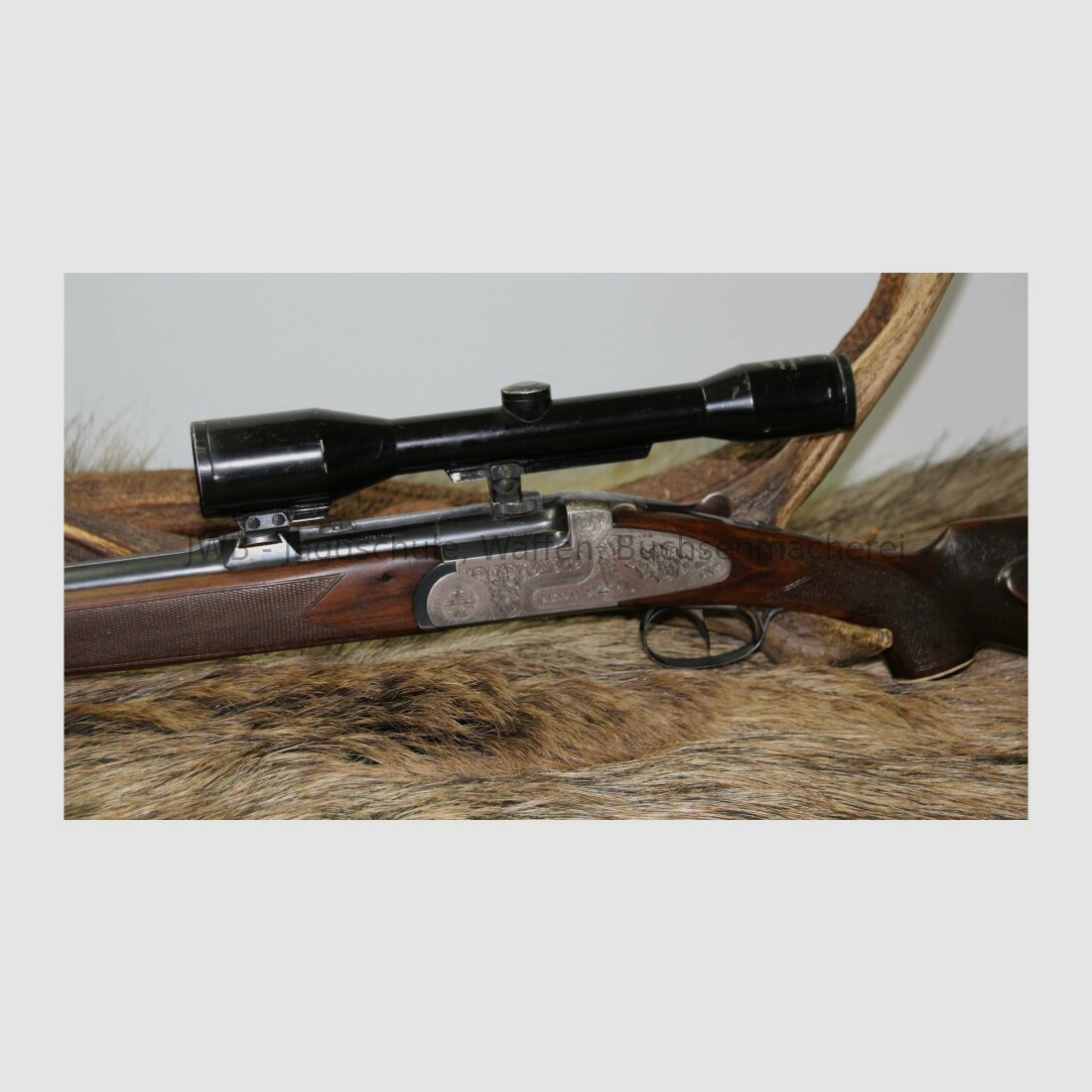 Antonio Zoli with long side plates - women's weapon with a stock length of 34 cm 7x57R; 16/70