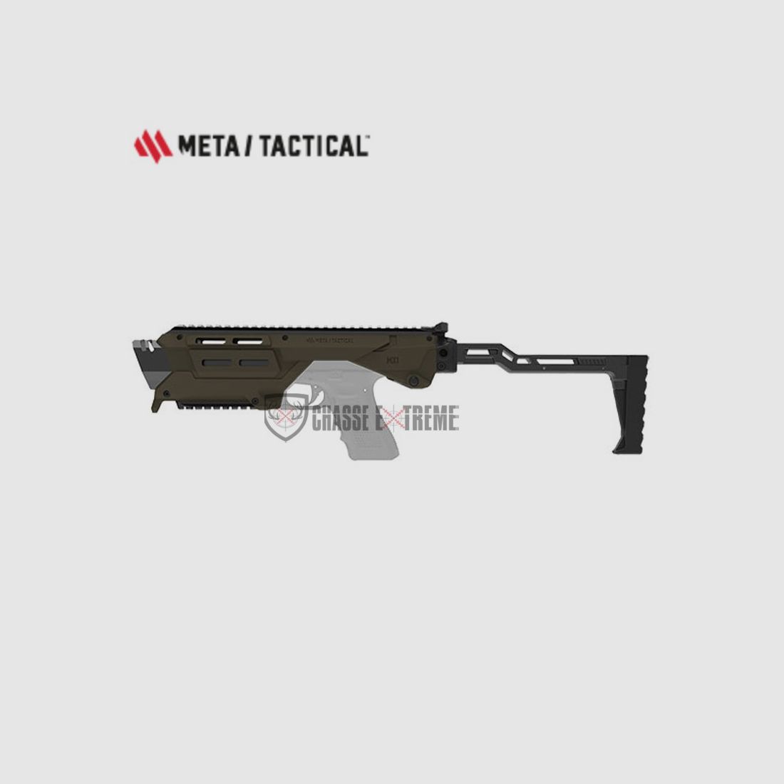 META TACTICAL MX1 Umbausatz für Glock Grün Od, Bild 3 von 3