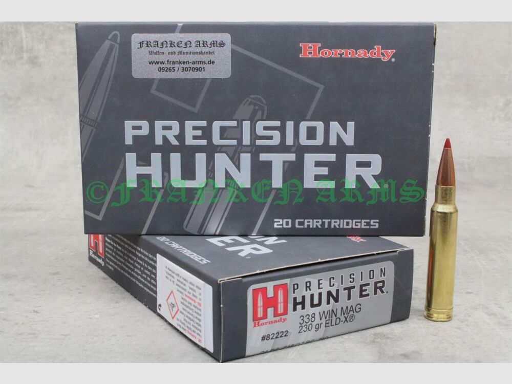 Hornady ELD-X .338 Win. Mag. 230gr. 14,9g 20 pezzi prezzi a scalare