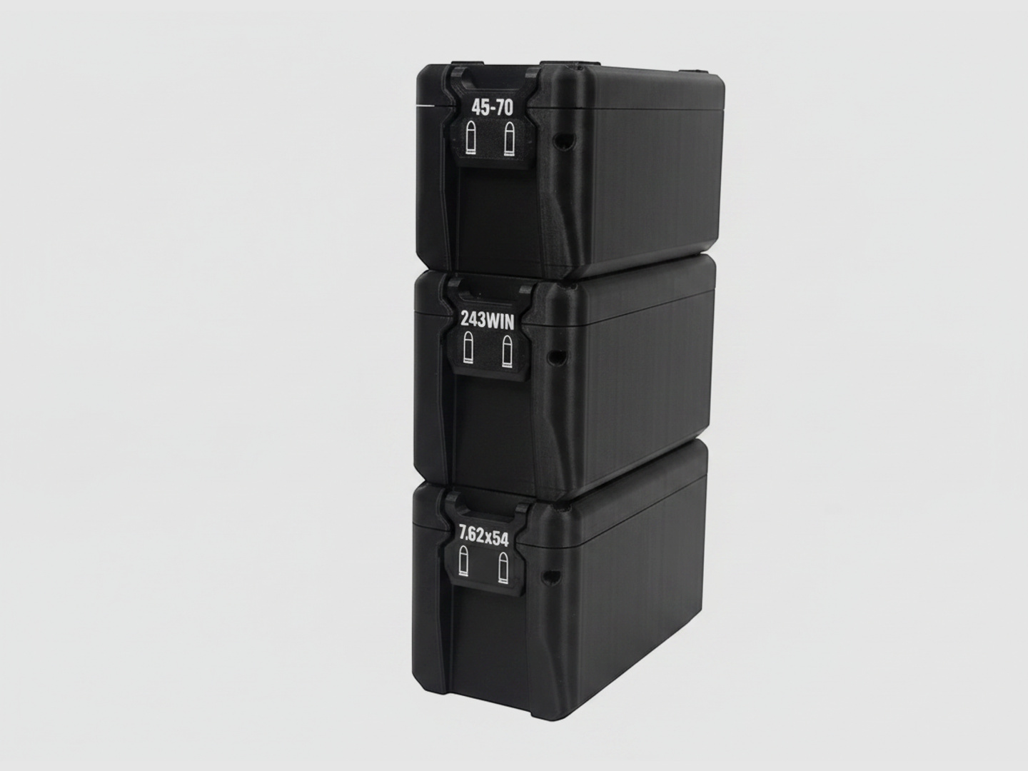 Filamelt Munitionsbox / 243 Winchester / 'Klapp- / Rastdeckel' / Patronenbox, Ammo Box