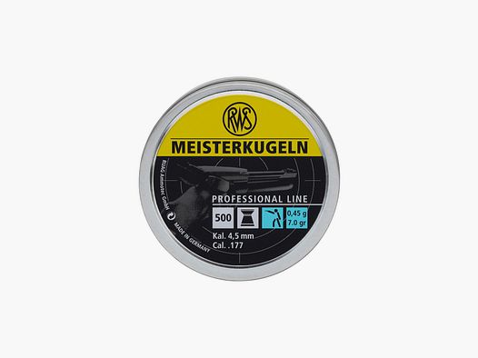 Geschosse Kal. 4,50 Rws Meisterkugeln Pistole 0,45 g 500 Stk
