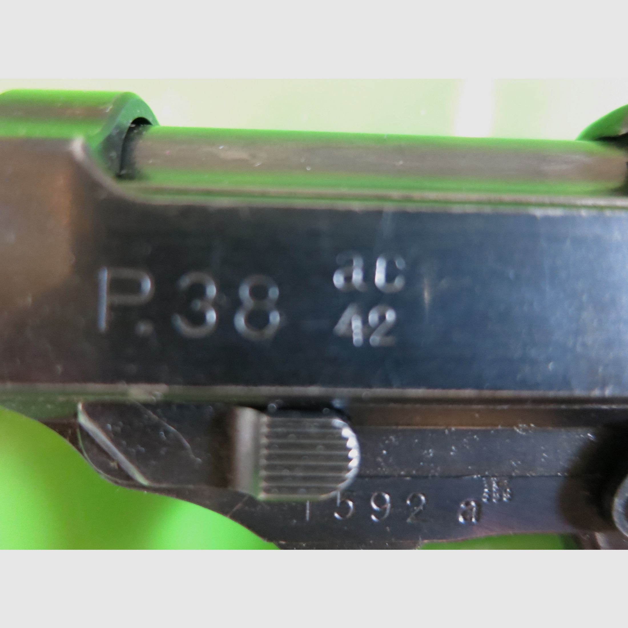 HP Walther P38 (P.38), Wehrmacht ac 42, WaA 359, 9 mm Luger, orig. Walther/Zella-Mehlis      #54-