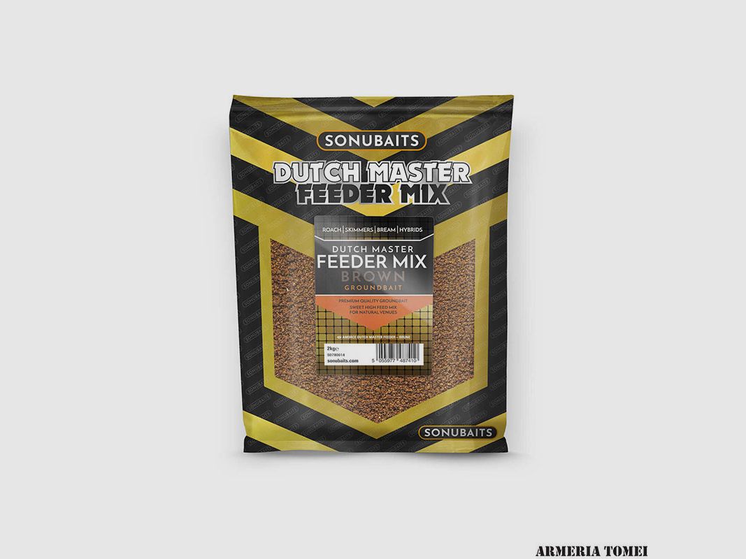 SONUBAITS – DUTCH MASTER FEEDER MIX – BROWN 2kg, image 1 of 2