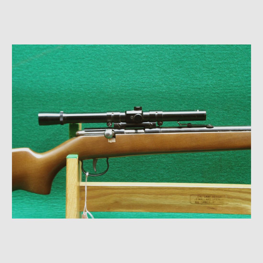 Anschütz 1386 with scope 4x15