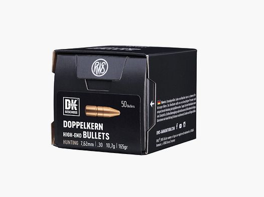 RWS Geschosse 7,62/.308 DK 10,7g/165gr