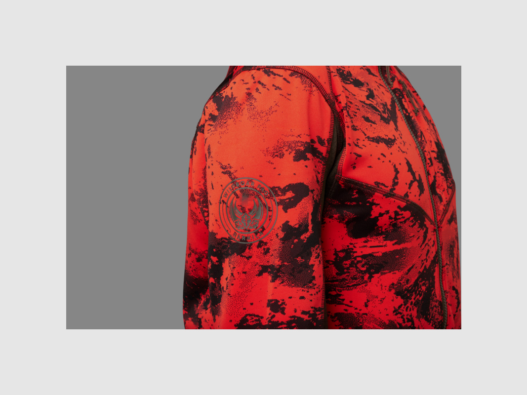 Härkila Herren Fleecejacke Wildboar Pro Camo AXIS MSP® Wildboar Orange/Shadow Brown