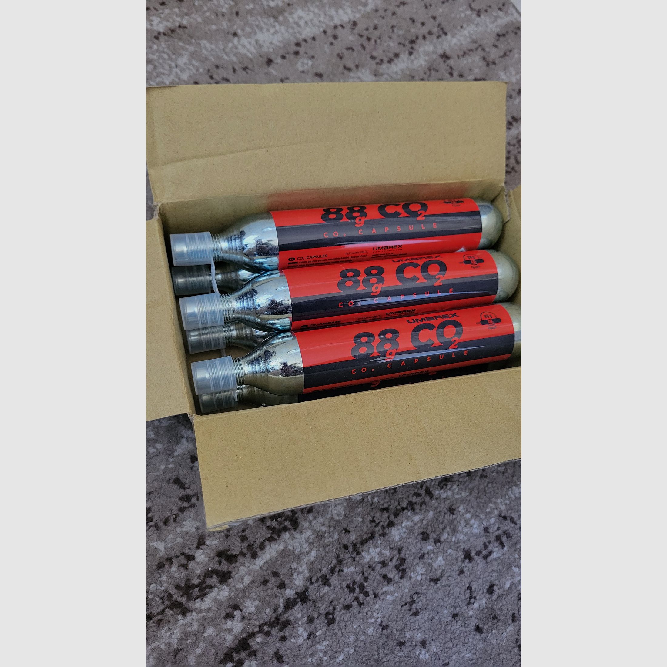 UMAREX  CO2 Kapseln / Kartuschen 88g,  6 Stück