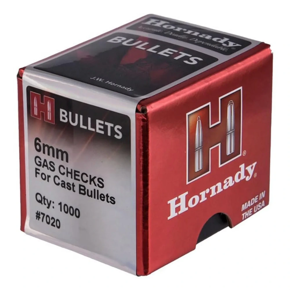 HORNADY 6MM GAS CHECKS