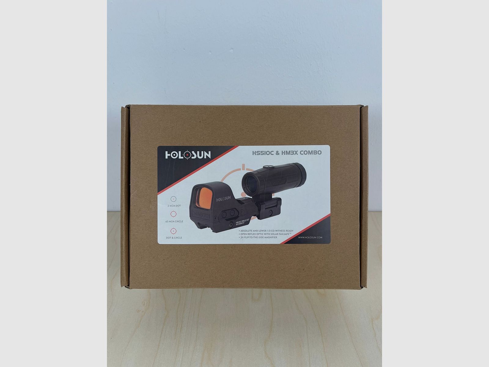 Holosun Set HS510C + HM3X Magnifier + Schutzkoffer
