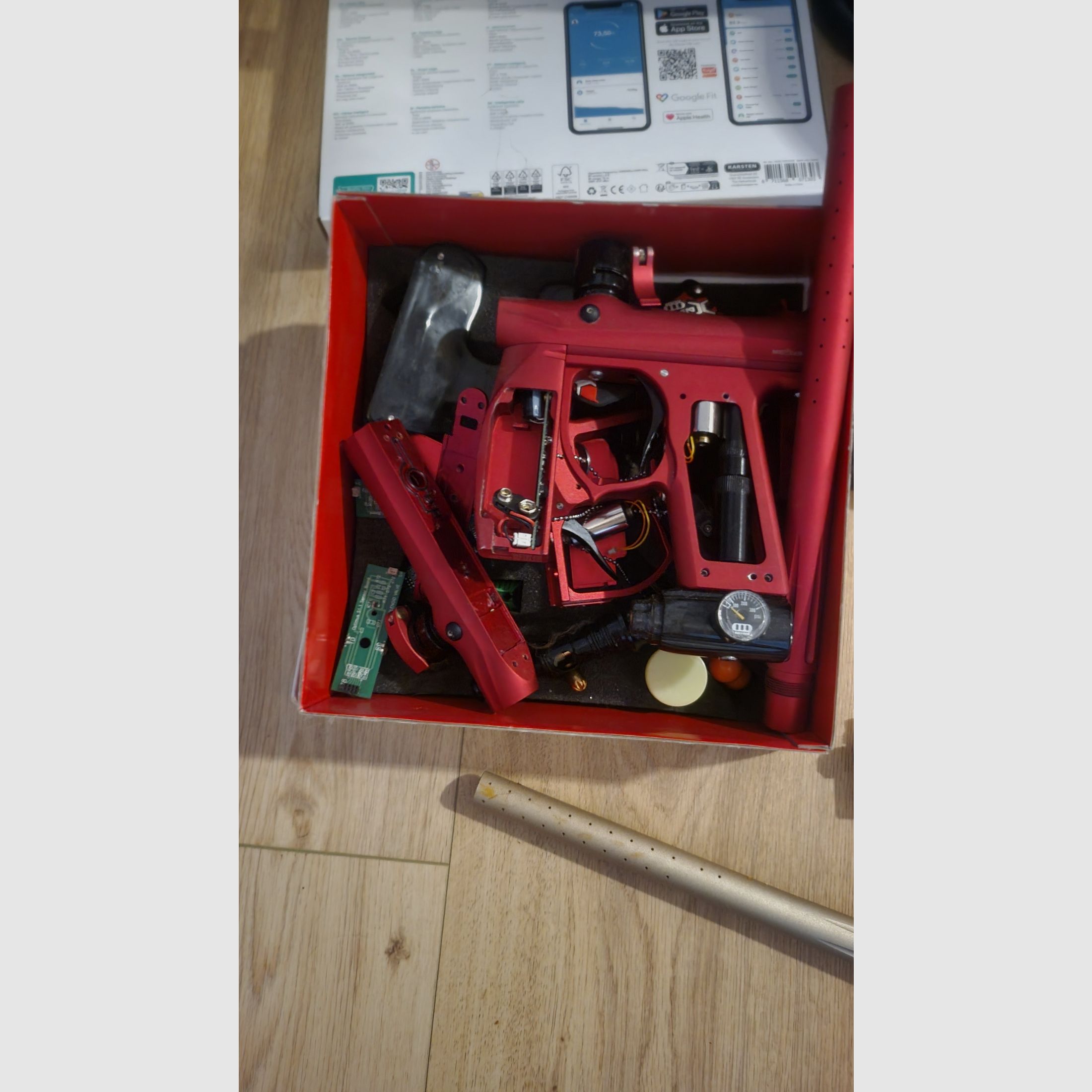 Kompletne wyposażenie do paintballa